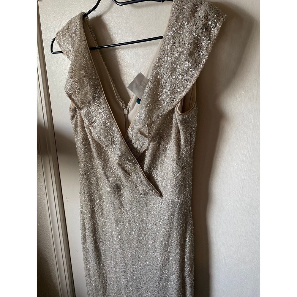 Lauren Ralph Lauren Sequin Gown Formal Dress Sleeveless Evening Party size 2 - Picture 2 of 9